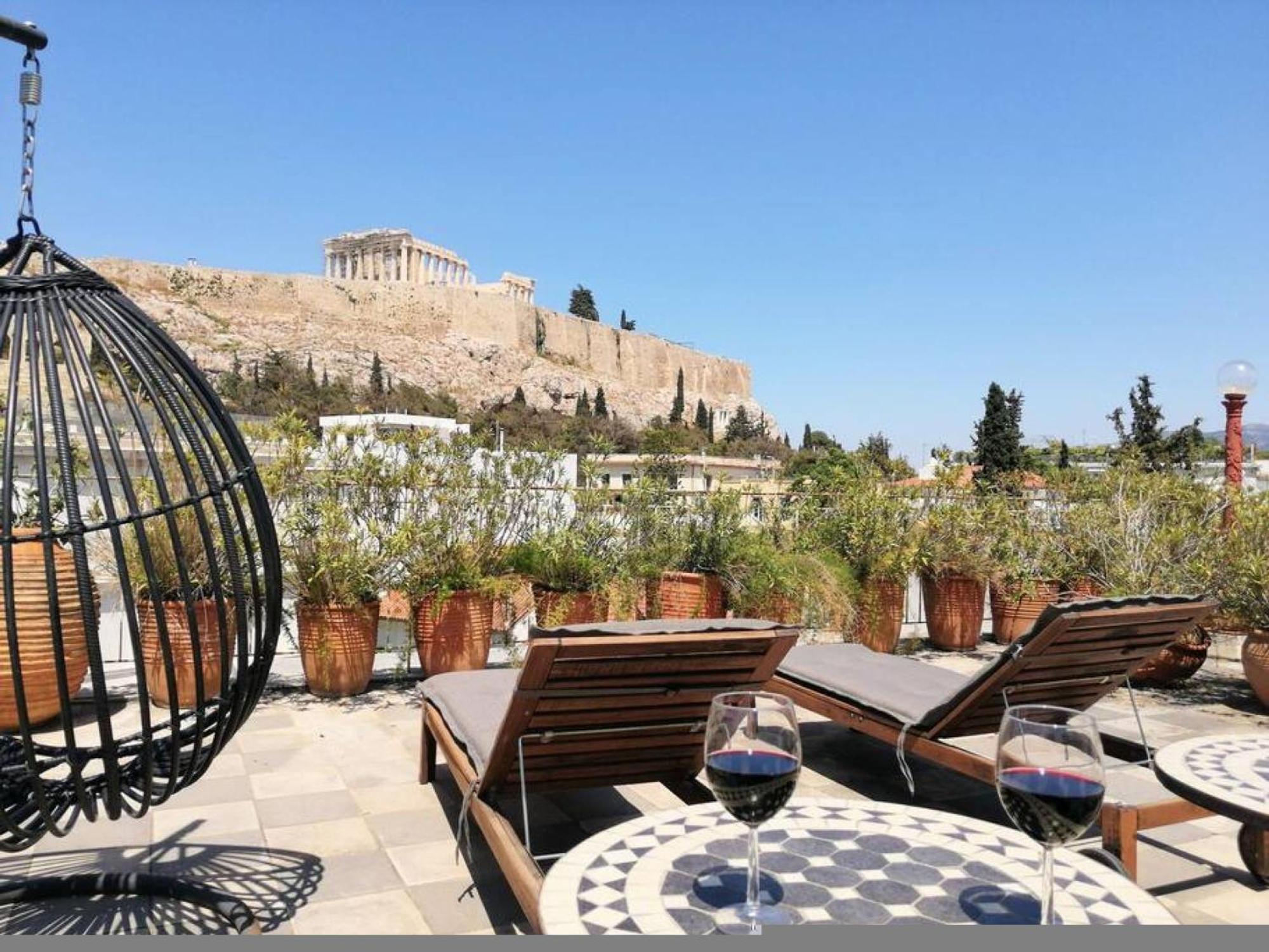 Stunning Acropolis View Apartment Athene Buitenkant foto