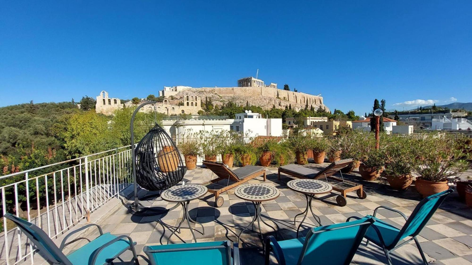 Stunning Acropolis View Apartment Athene Buitenkant foto