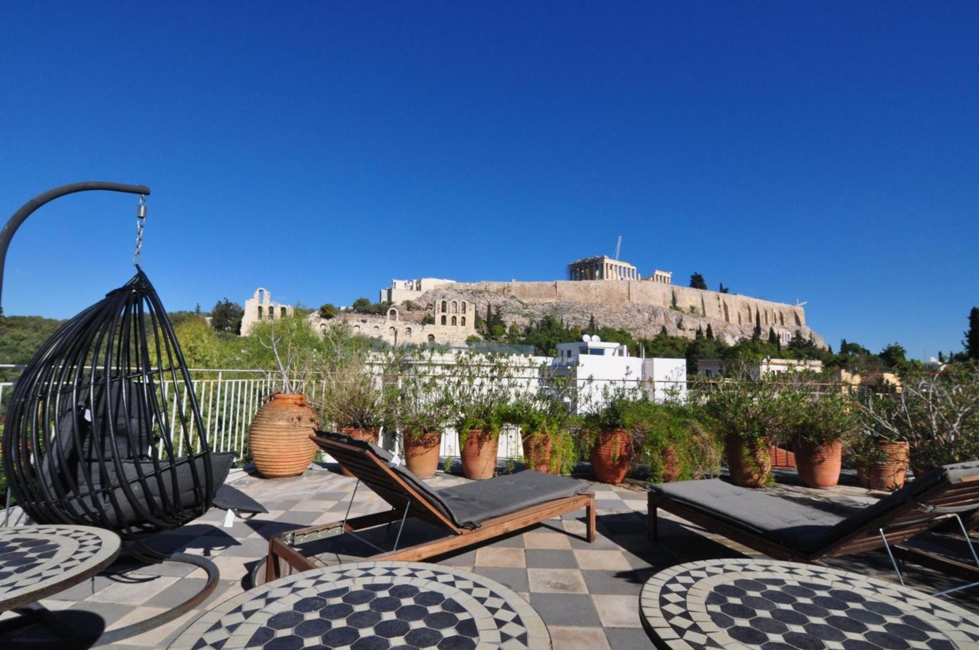 Stunning Acropolis View Apartment Athene Buitenkant foto