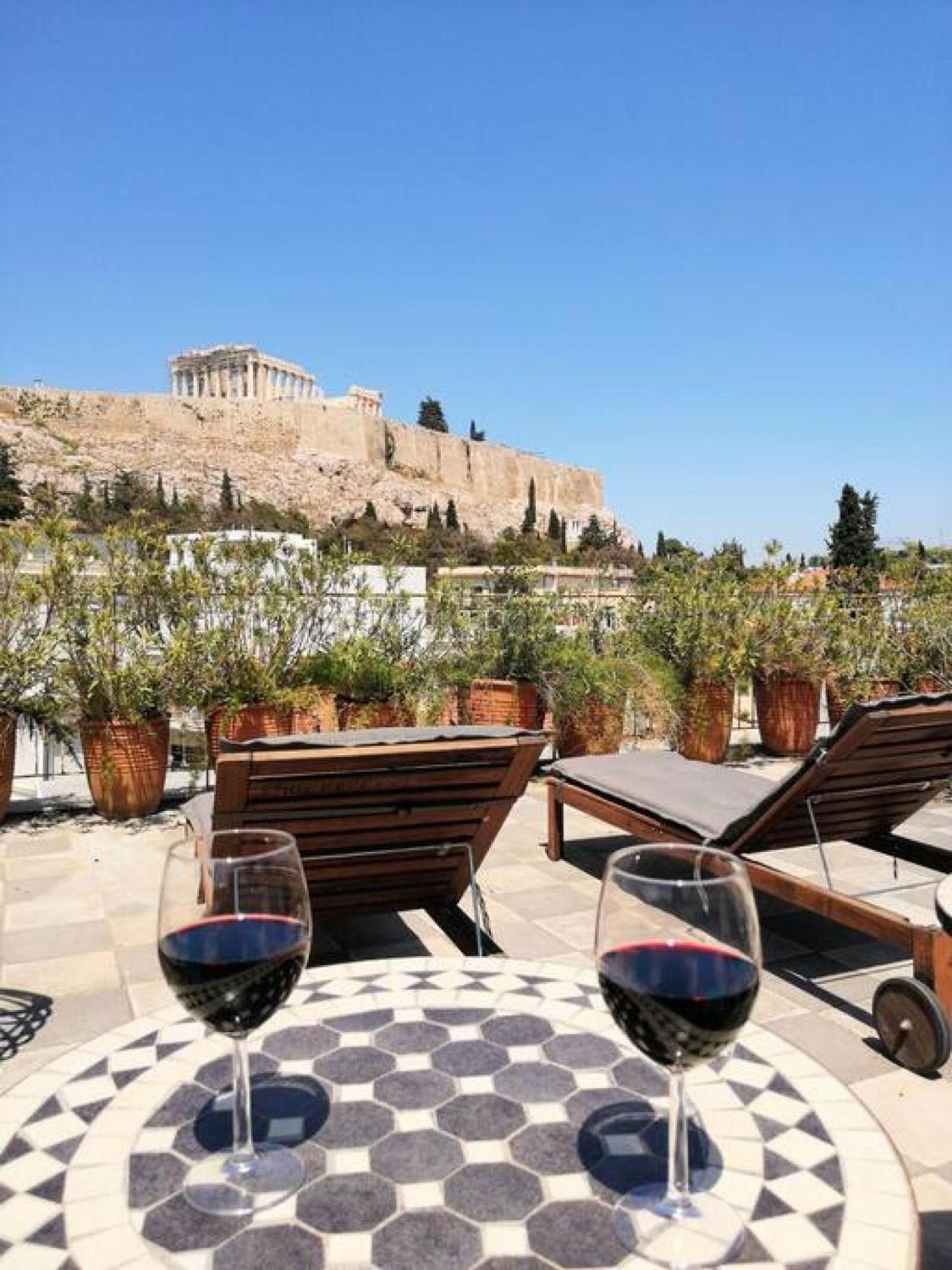 Stunning Acropolis View Apartment Athene Buitenkant foto