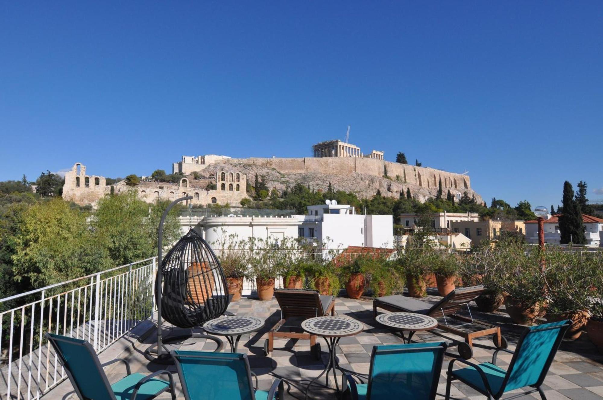 Stunning Acropolis View Apartment Athene Buitenkant foto